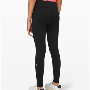 LULULEMON IVVIA GIRLS LEGGINGS WORN LIGHTLY